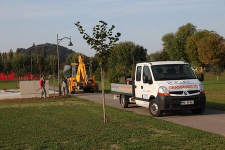 Delo na gradbišču - Mestni park Gornja Radgona 12